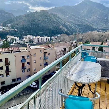 Avec Terrasse, Climatisation Et Parking A 800m Du Centre - Fr-1-703-169 Amelie-les-Bains-Palalda